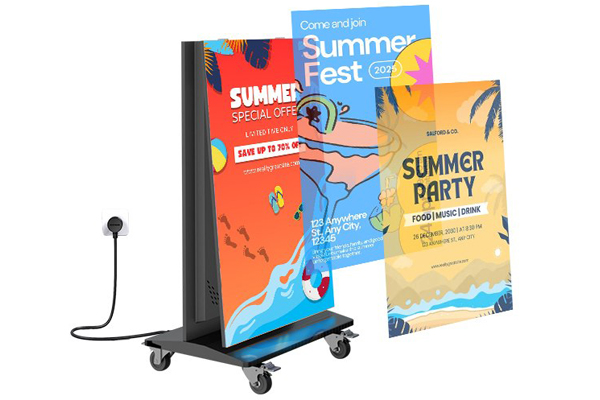 LED Poster-Quick Setup & Plug-and-Play